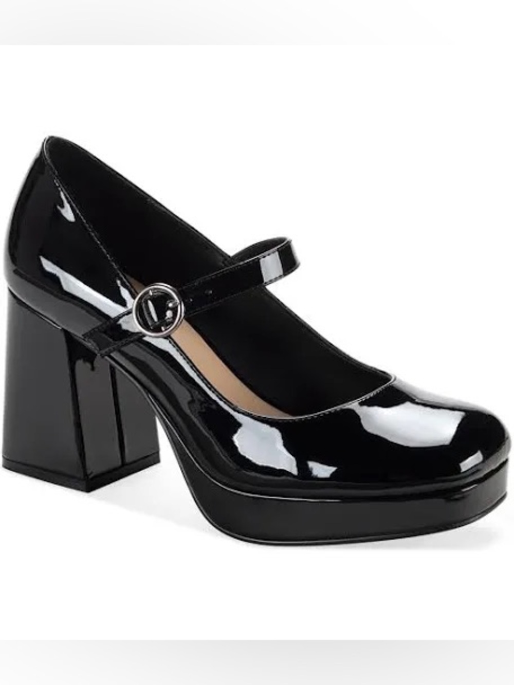 Women’s Black Mary Jane Platform Pumps